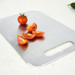 不锈钢加厚菜板家用果蔬案板防滑砧板厨房用品可挂式厨房砧板